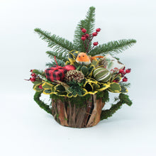 Load image into Gallery viewer, Christmas Themed Watering Can Arrangement
